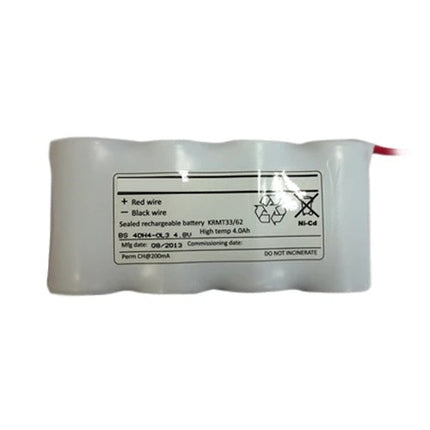 4/4000DHA 4 Cell Emergency Battery Side by Side 4.8v 4.0ah Ni-CD B004/SBS