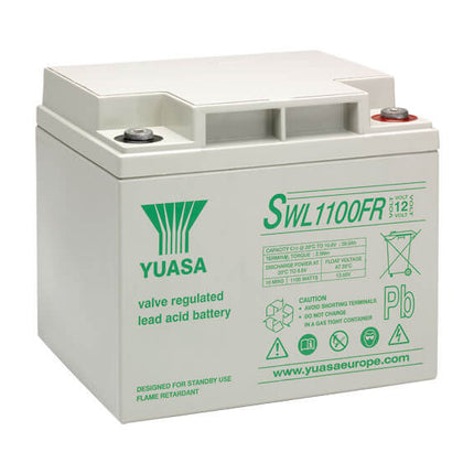Yuasa SWL1100FR 12V 40.6Ah High Rate VRLA Battery