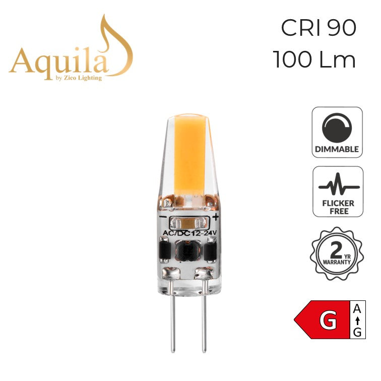 ZIHPG4/1.5W2212V-10 Pack  Zico Dimmable G4 2700K  1.5W