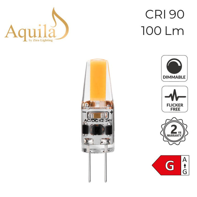 ZIHPG4/1.5W2212V-10 Pack  Zico Dimmable G4 2700K  1.5W