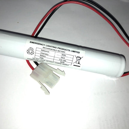 B054 ELP 3.6V 2AH Sub C Ni-Cd with Amp Connector