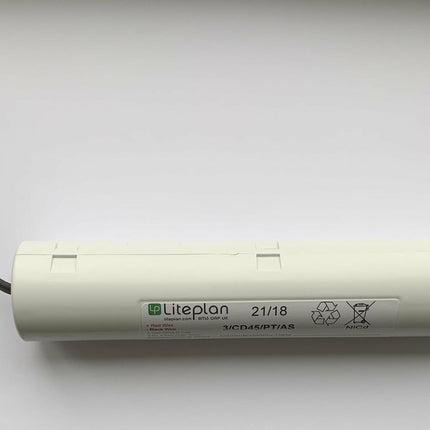 Same as the  Liteplan  3/CD45/PT/AS 3.6V 4.5Ah Encased Battery c/w Leads and Plug