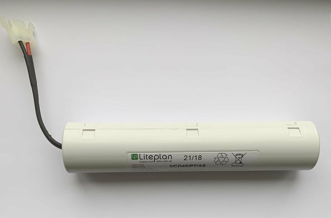 Same as the  Liteplan  3/CD45/PT/AS 3.6V 4.5Ah Encased Battery c/w Leads and Plug