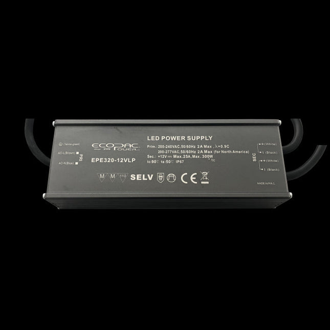 EPE320-12VLP - Ecopac IP67 LED Driver EPE320-12VLP 12V 300W