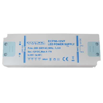 ECP50-24VF - Ecopac Constant Voltage LED Driver ECP50-24VF 50W 24V