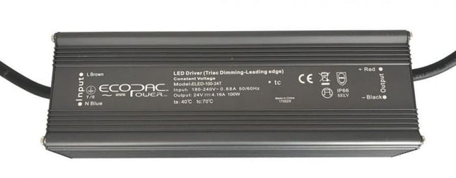 ELED-100P-TS - Ecopac Power ELED-100P-T Series Triac Dimmable LED Driver 100W 12-24V