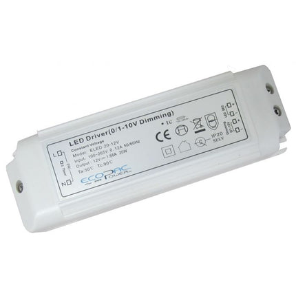 ELED-20-12V - Ecopac LED Driver ELED-20-12V 20W 12V