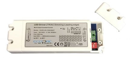 ELED-25-C300/900T - ECOPAC Constant Current LED Driver ELED-25-C300/900T