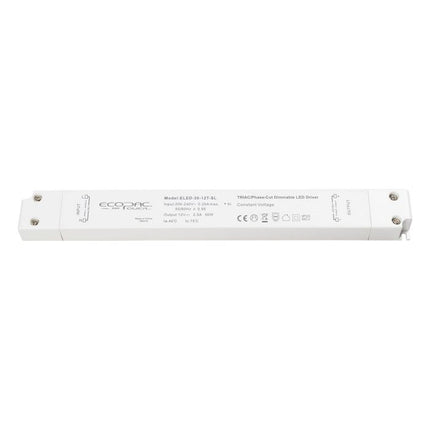 ELED-30P-24T-SL - Ecopac ELED-30P-24T-SL Slimline TRIAC Dimmable LED Driver 30W-24V