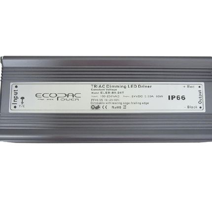 ELED-80-12T - Ecopac Constant Voltage LED Driver ELED-80-12T 80W 12V