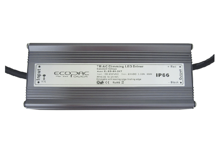 ELED-80-12T - Ecopac Constant Voltage LED Driver ELED-80-12T 80W 12V