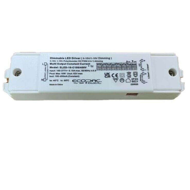 ELED-10-C100/450V Series0-10V Dimmable Constant Current LED Drivers 10W