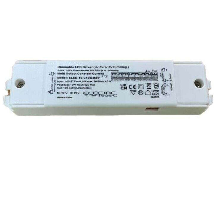 ELED-10-C100/450V Series0-10V Dimmable Constant Current LED Drivers 10W