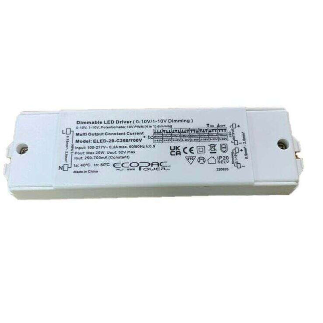 ELED-20-C250/700V 1-10V Dimmable