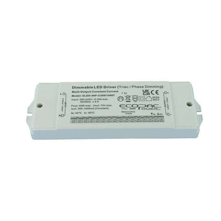 ELED-40-C300/1400DP2 DALI Dimmable Constant Current LED Drivers 19.5–40W