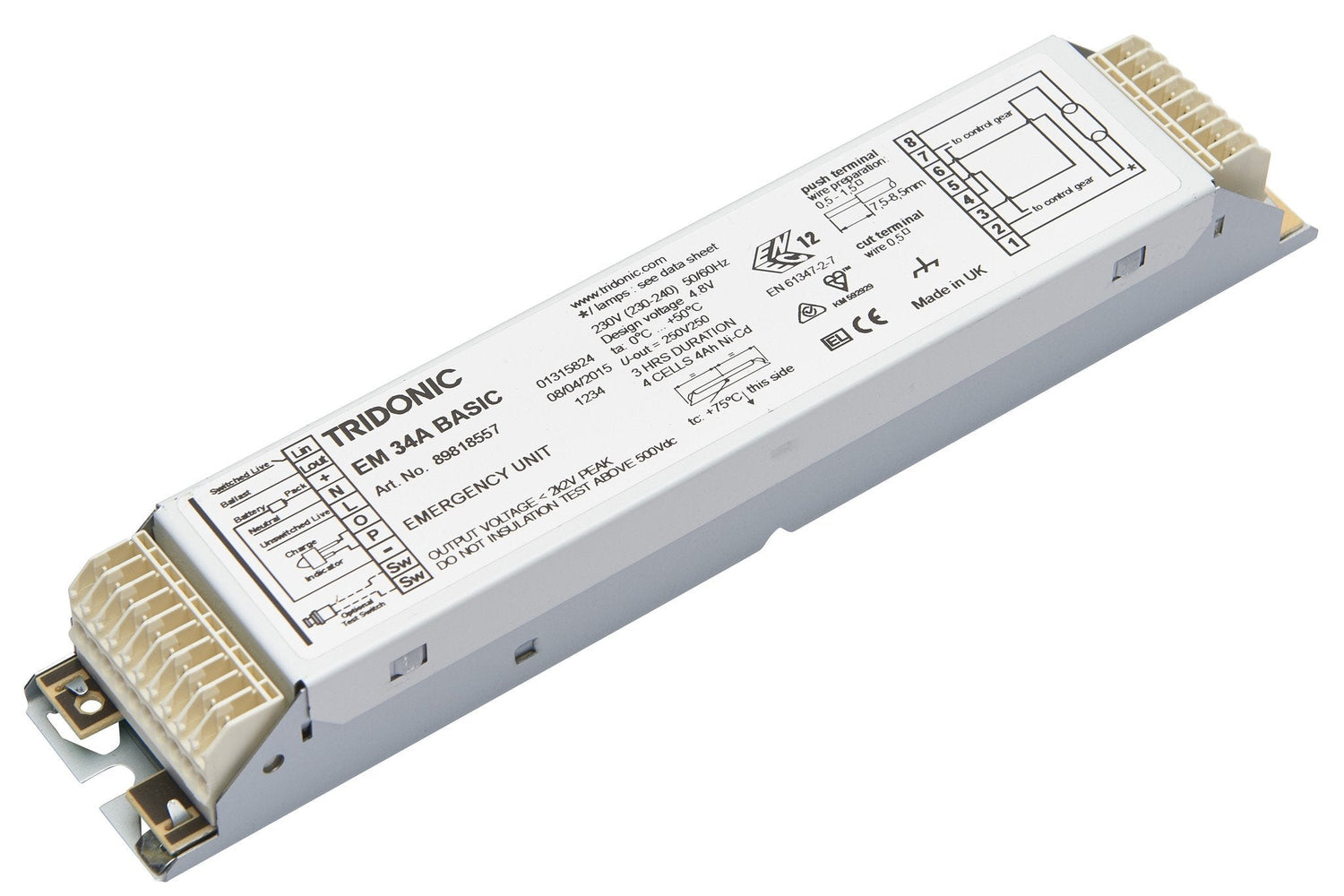 TRIDONIC - EM34A-TR 28W 2D Emergency Conversion Ballast