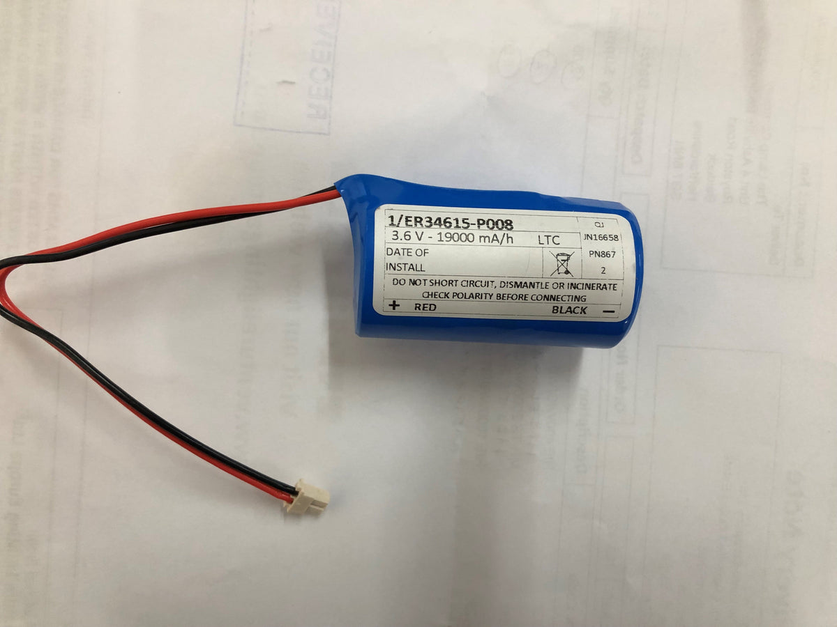 1/ ER34615 3.6V 1900MA P008 Connector Lithium
