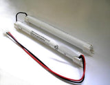 89800440 7.2V 4Ah High Temperature Nickel Hydride Emergency Battery with end caps & leads