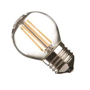 Casell GBL4ES-82D-CA - Filament LED Golf Ball 240v 4w E27 440lm 2800°k Dimmable - Casell - Sparks Warehouse