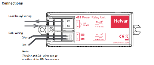 Helvar 492 16 A Power Relay Unit