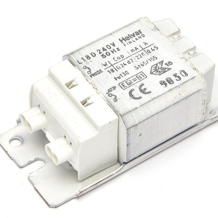 HELVAR - L18D-HE 1x18w T8 Magnetic Ballast 85x28x42mm obsolete