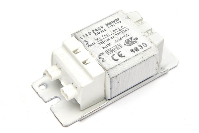 HELVAR - L18D-HE 1x18w T8 Magnetic Ballast 85x28x42mm obsolete