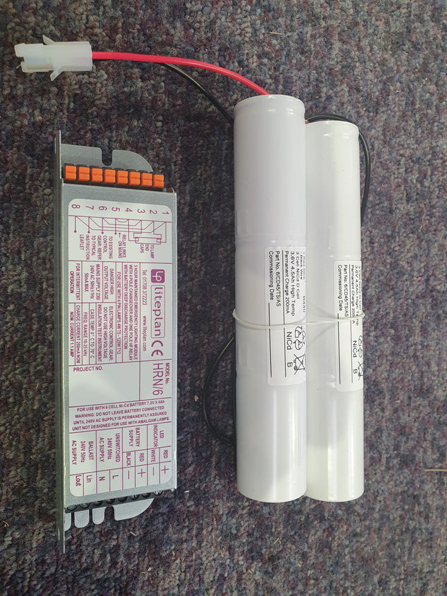 Liteplan HRN 6 Light Conversion Kit Supplied with 3+3 Batteries