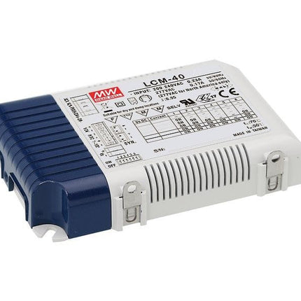 Mean Well 40w LCM-40 LED Driver 350mA - 1050mA 1-10 dimmable