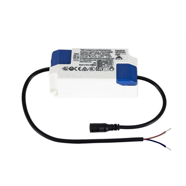 LIFUD TRIAC Dimmable Driver Jack connection Output 25-40 DC 14W LF-GDE014YG