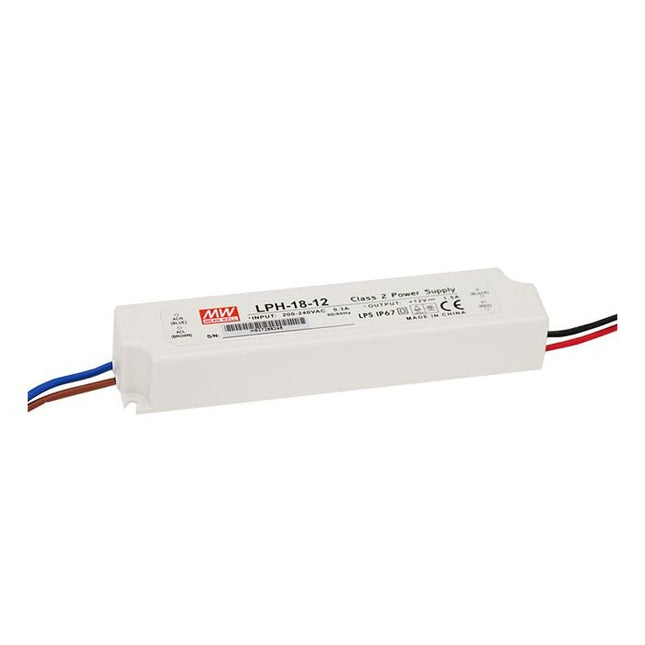 LPH-18-S - Mean Well LPH-18 Series IP67 Rated LED Driver 18W - 20W 12V – 36V