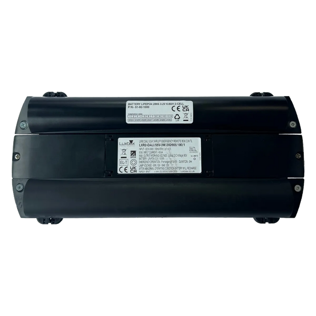 Luxbox LXR2 ST 55V 7W 3HR LFP EMERGENCY REMOTE BOX LXR2-ST/55V-7W/4X2665/180