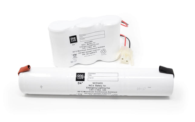 NCD34SS One Lux 3.6V 4Ah  Stick , Fast On Connectors , Alternative brand will be sent