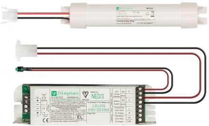 LitePlan NED/3/80-K Module, Battery and Charge LED Indicator from Lite-Plan