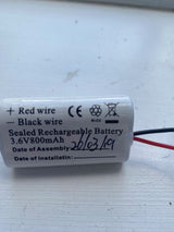 3/1AA1050-TRI-C007F 3.6V 1050<Ma Ni-Cd C007F Connector  Triangle  AA