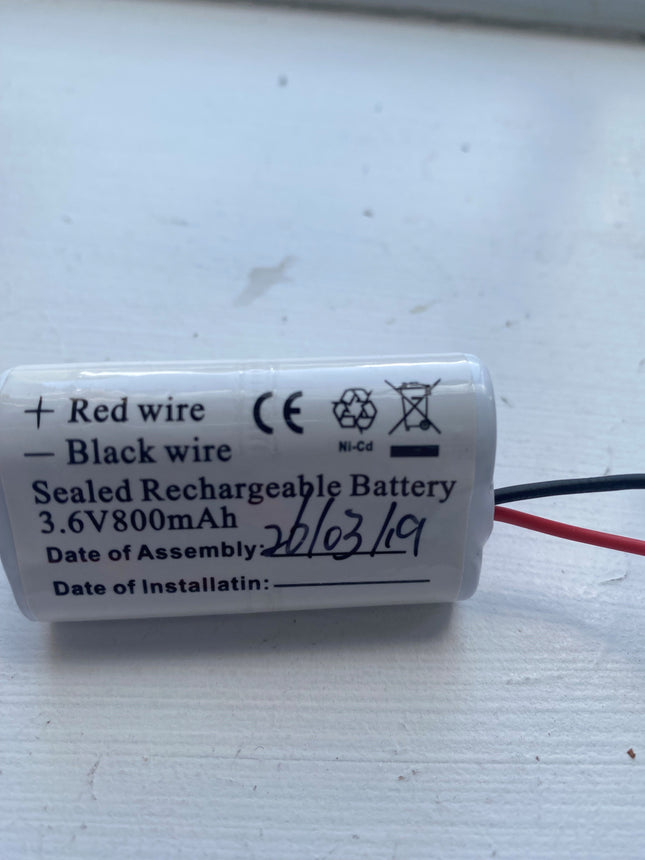 3/1AA1050-TRI-C007F 3.6V 1050<Ma Ni-Cd C007F Connector  Triangle  AA