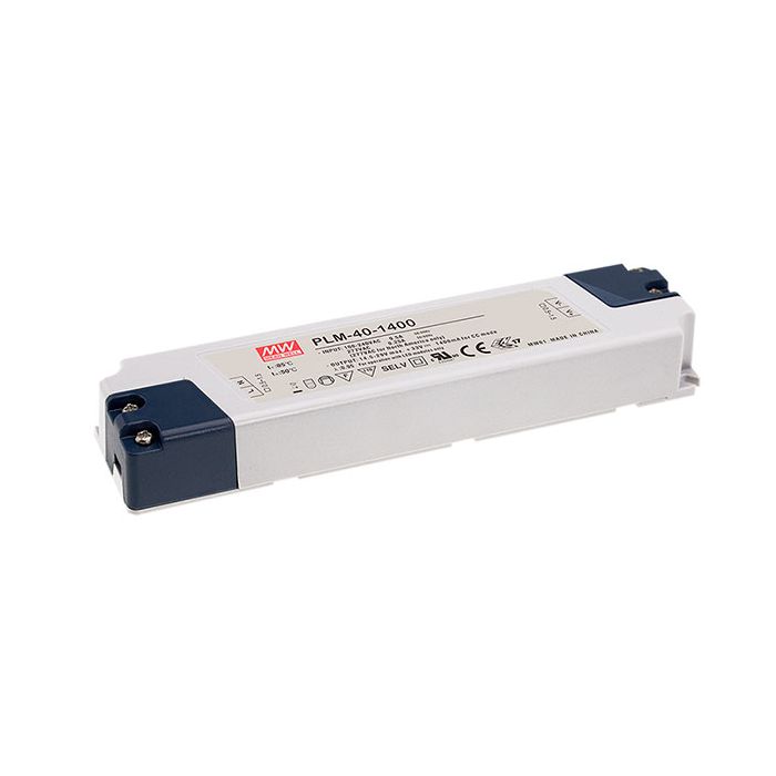 PLM-40E-1400 - Mean Well LED Driver PLM-40E-1400 40.6W 1400mA