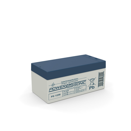 PS-1230  12V 3.4AH POWERSONIC SEALED LEAD ACID BATTERY