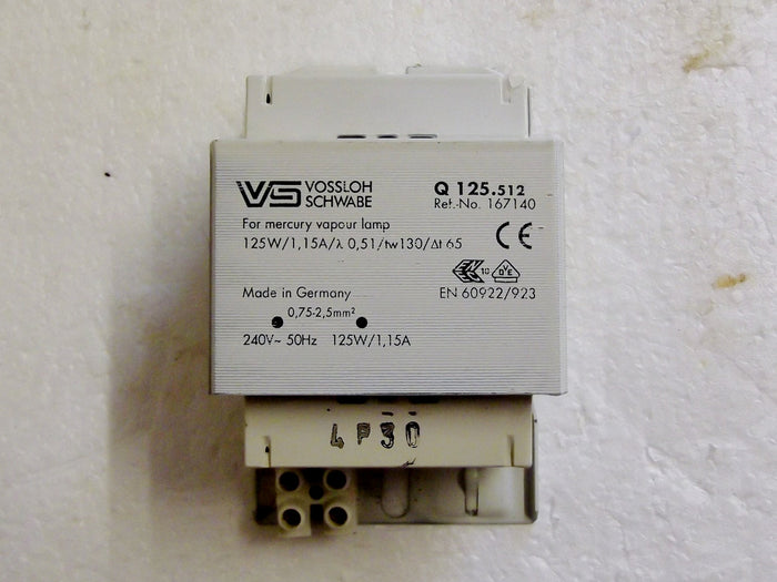 Q125.611 167326 80W/125W Mercury Ballast Voslloh Schawbe