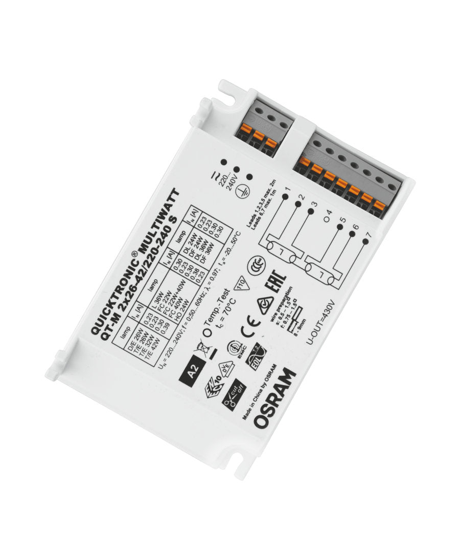 LEDVANCE/OSRAM - QTM22642-OS 2x26-42w Quicktronic 230-240 Multiwatt