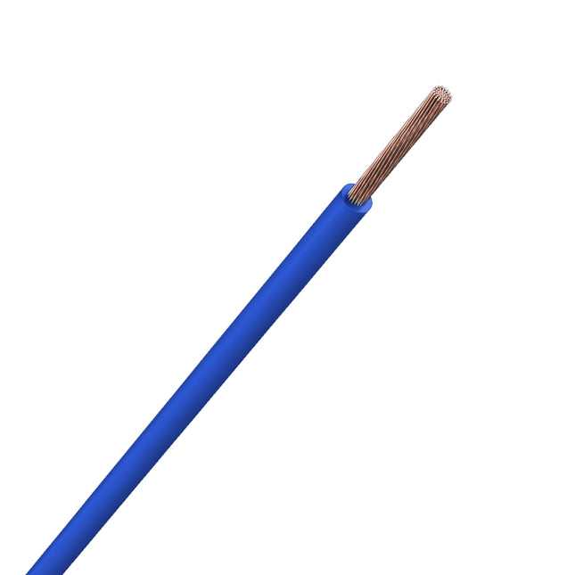 Single Core Blue Lighting Cable - 0.8mm - 100m
