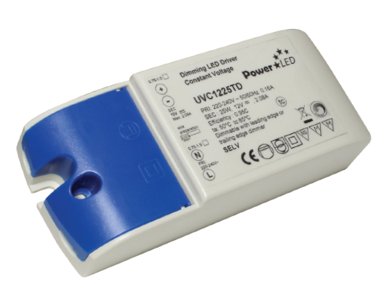 UVC2425TD 25W 24Vdc IP20 Constant Voltage Triac Dimming LED Driver