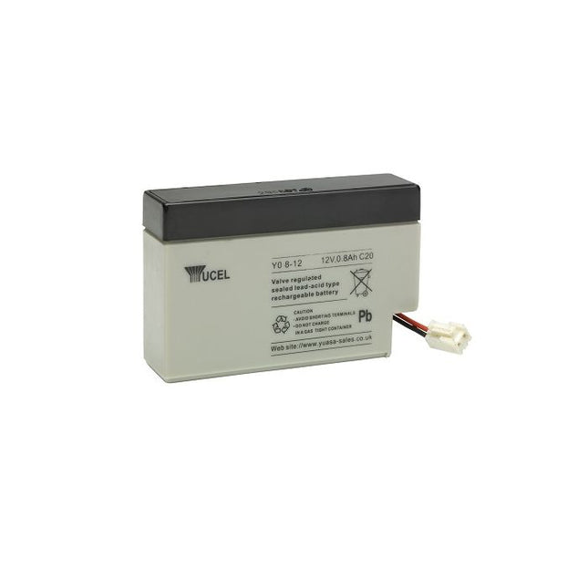 YUASA Y0.8-12 - BATTERY, LEAD ACID 12V 0.8AH, YUCEL