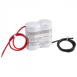 2/4000DHA 2 Cell Emergency Battery Side By Side 2.4v 4.0ah