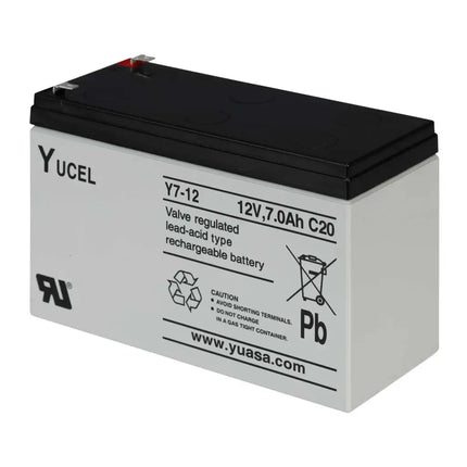 Yuasa Y7-12 Yucel-Series Valve Sealed Regulated Lead Acid Battery