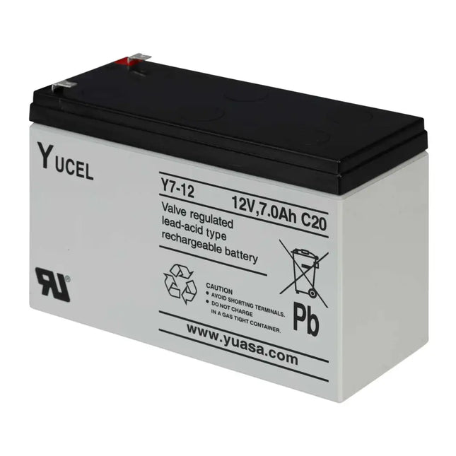 Yuasa Y7-12 Yucel-Series Valve Sealed Regulated Lead Acid Battery